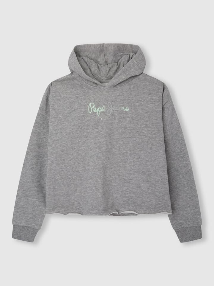 

Пуловер с капюшоном Pepe Jeans, серый