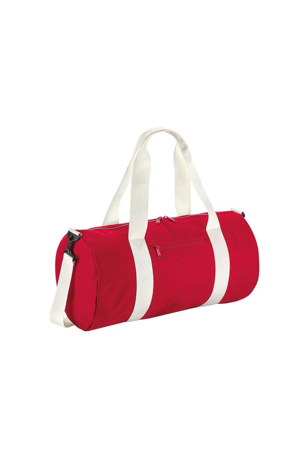 цена Оригинальная спортивная сумка Barrel Bagbase, красный