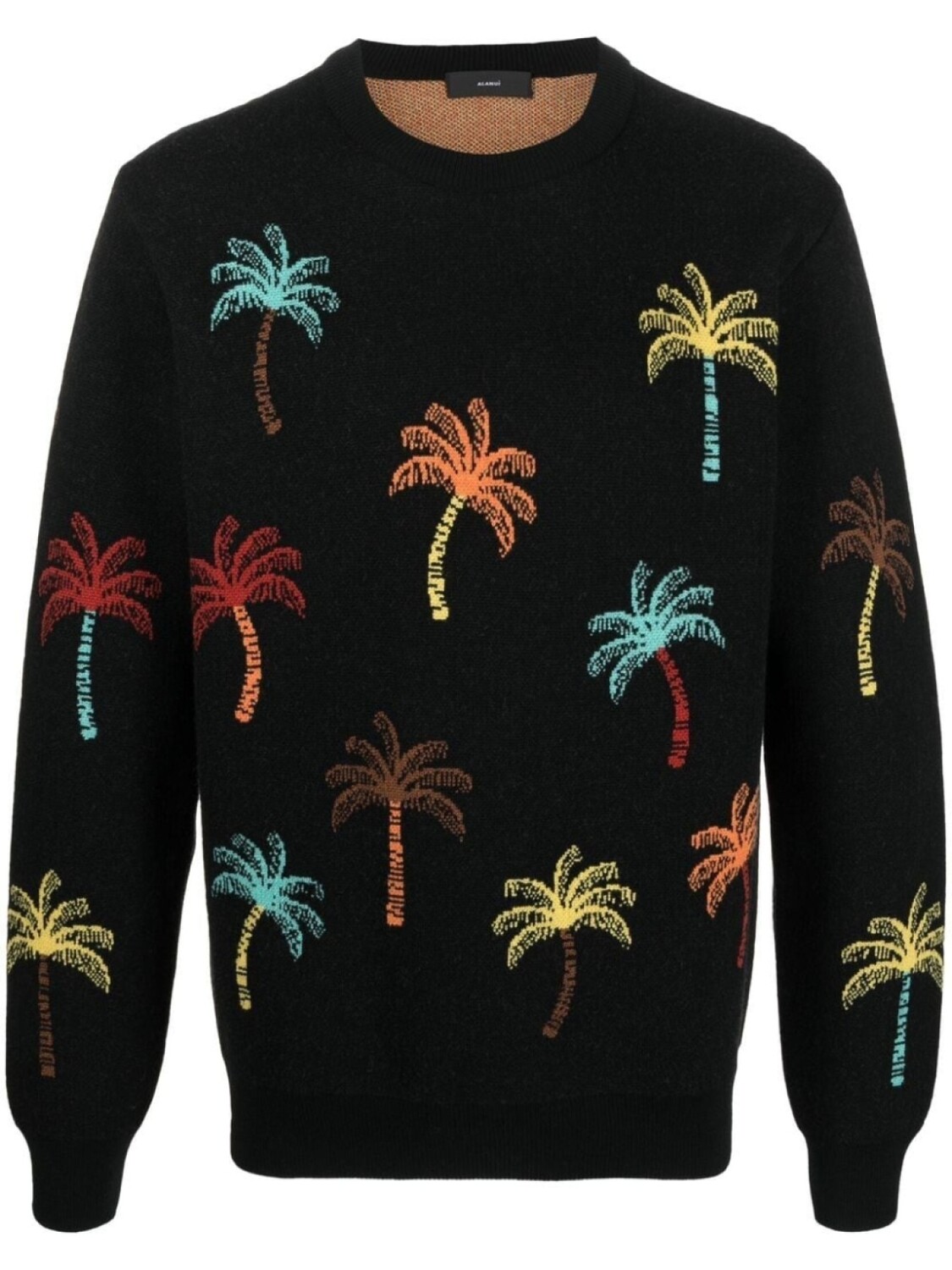 

Alanui толстовка Palm Tree с круглым вырезом, черный