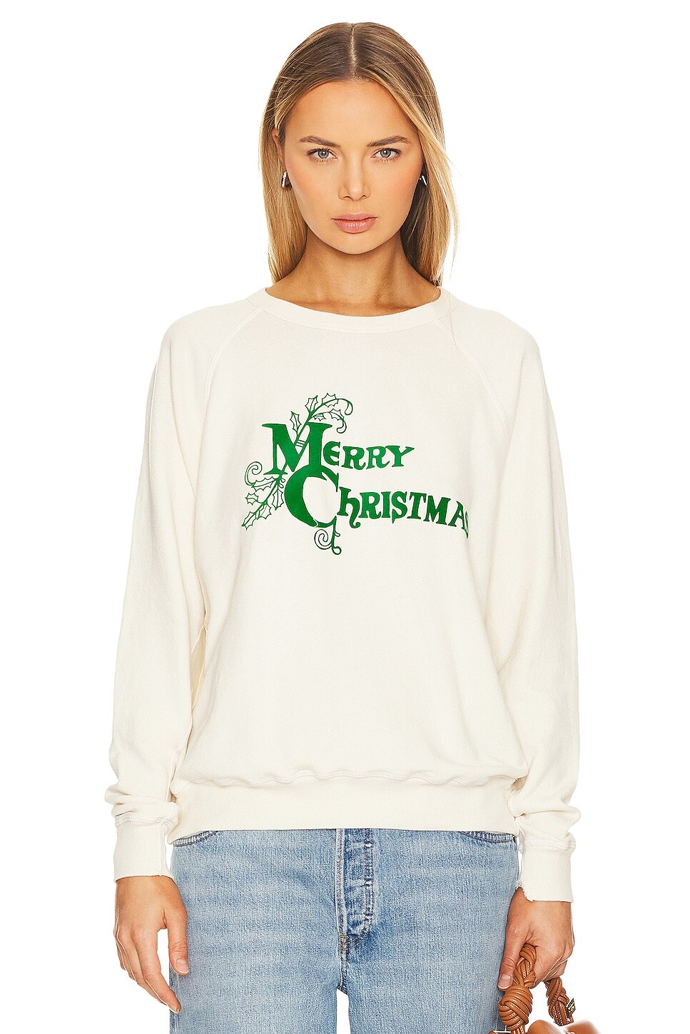 

Толстовка The Great The College, цвет Washed White With Christmas Graphic