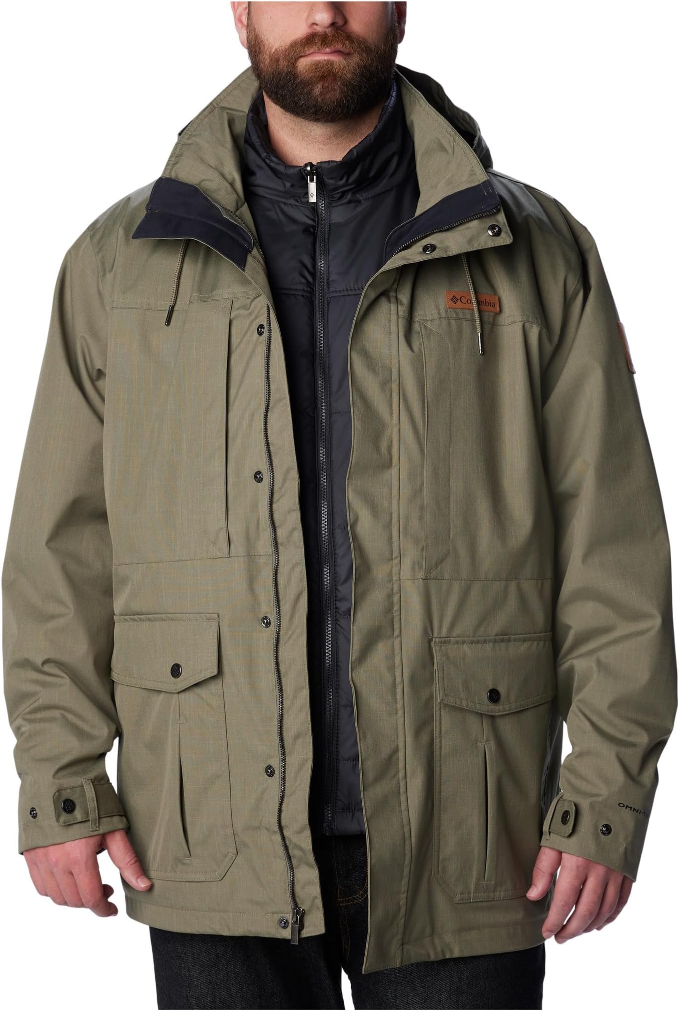 цена Куртка Big & Tall Horizons Pine Interchange Jacket Columbia, цвет Stone Green