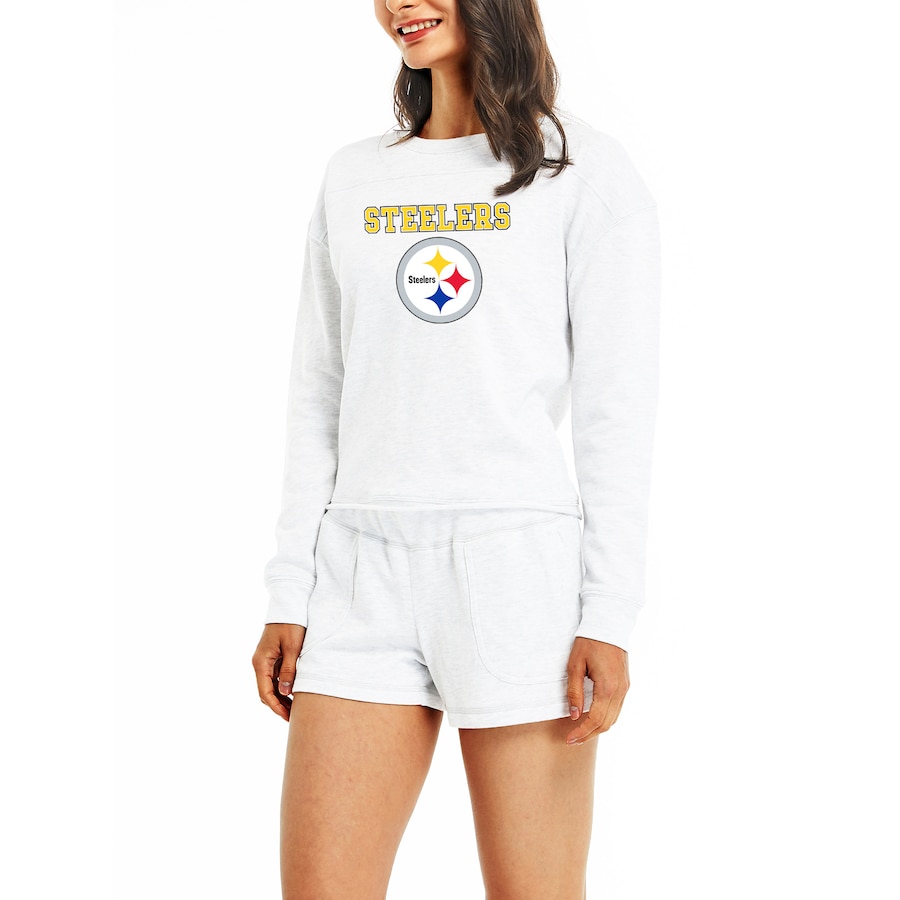 

Пижамный комплект Concepts Sport Pittsburgh Steelers, кремовый