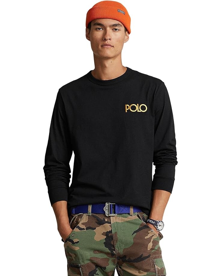 

Футболка Polo Ralph Lauren Classic Fit Logo Jersey, черный