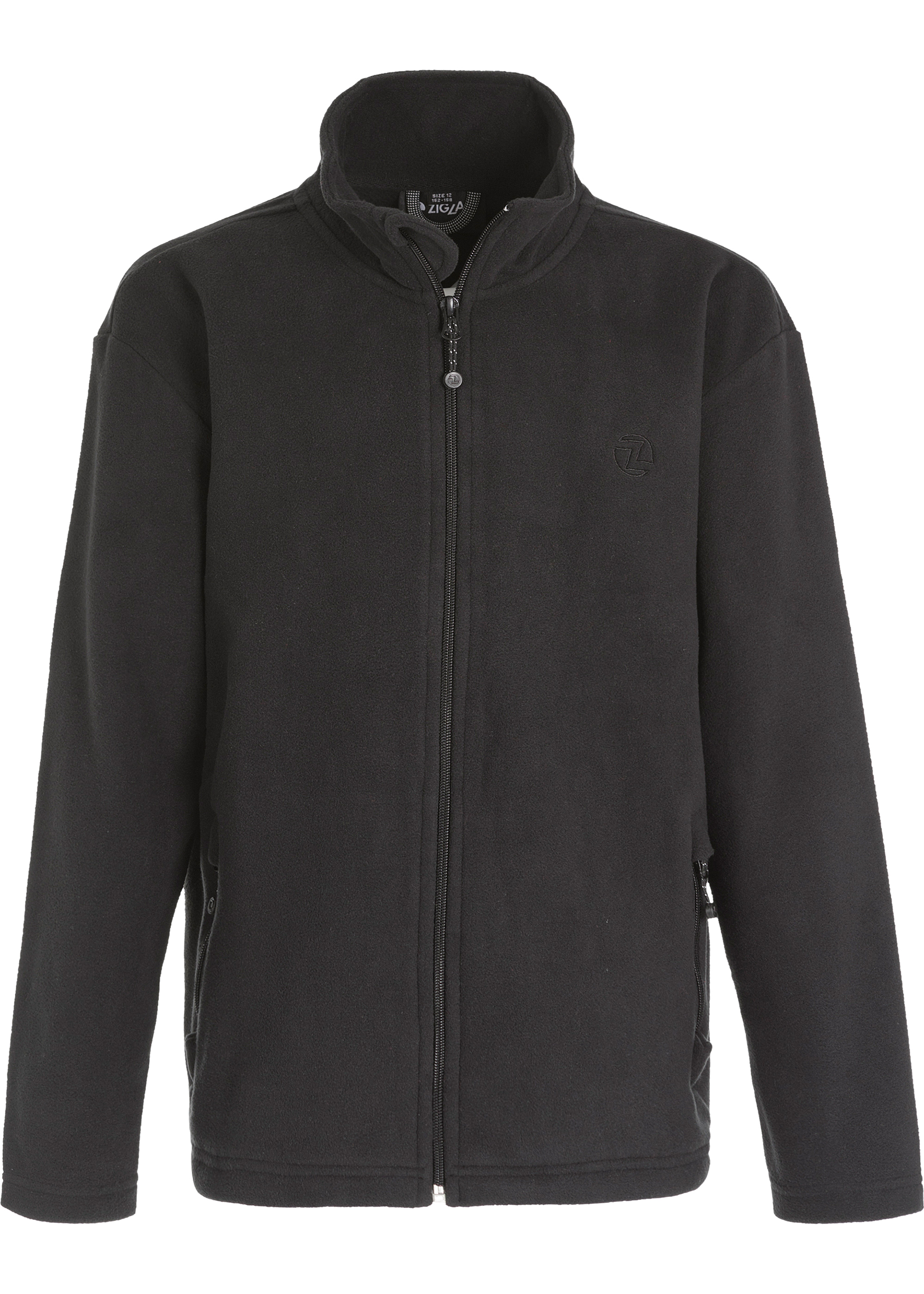 Флисовая куртка Zigzag Zap, цвет 1001 Black
