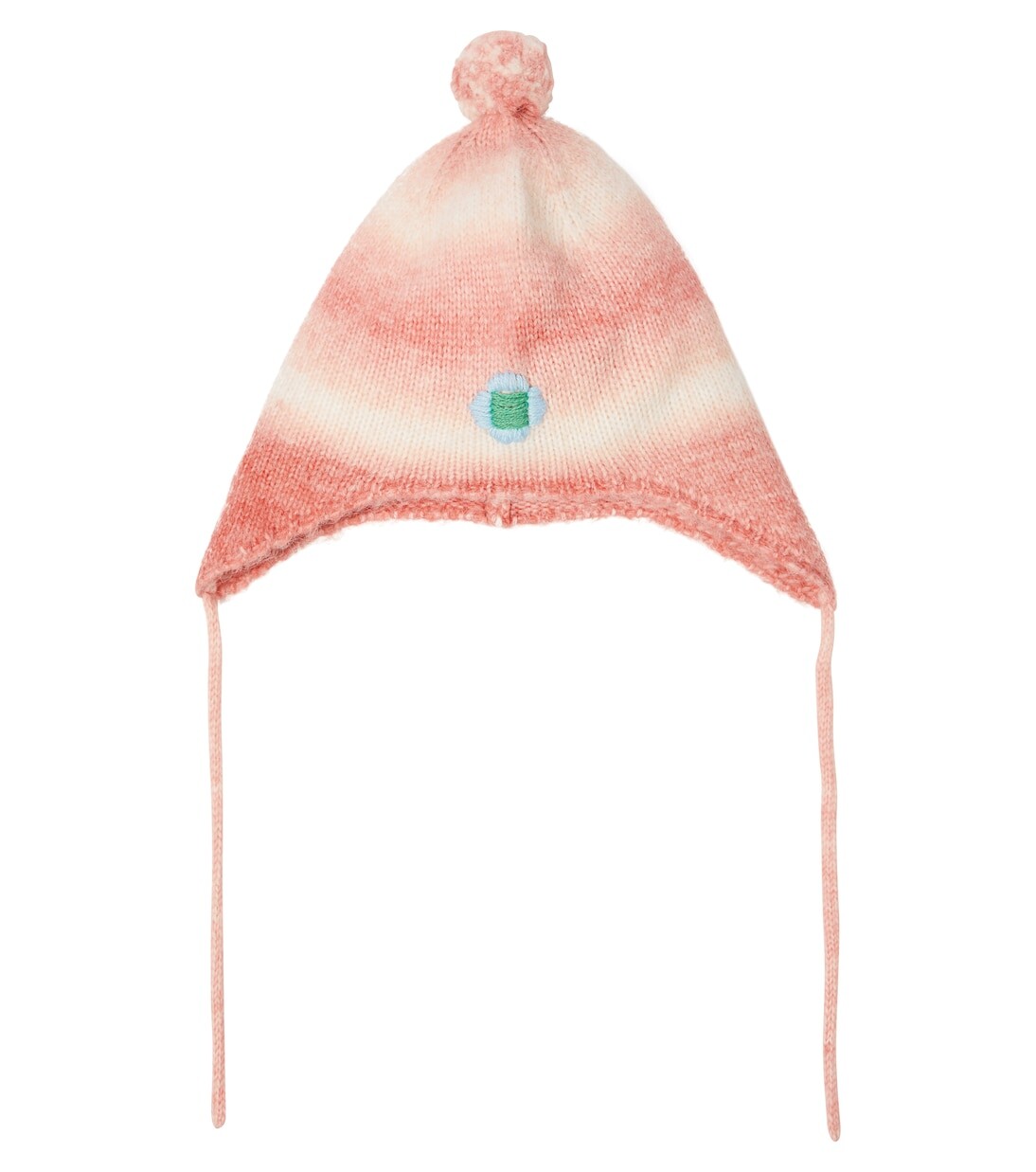 

Шапка с помпоном Jellymallow, розовый