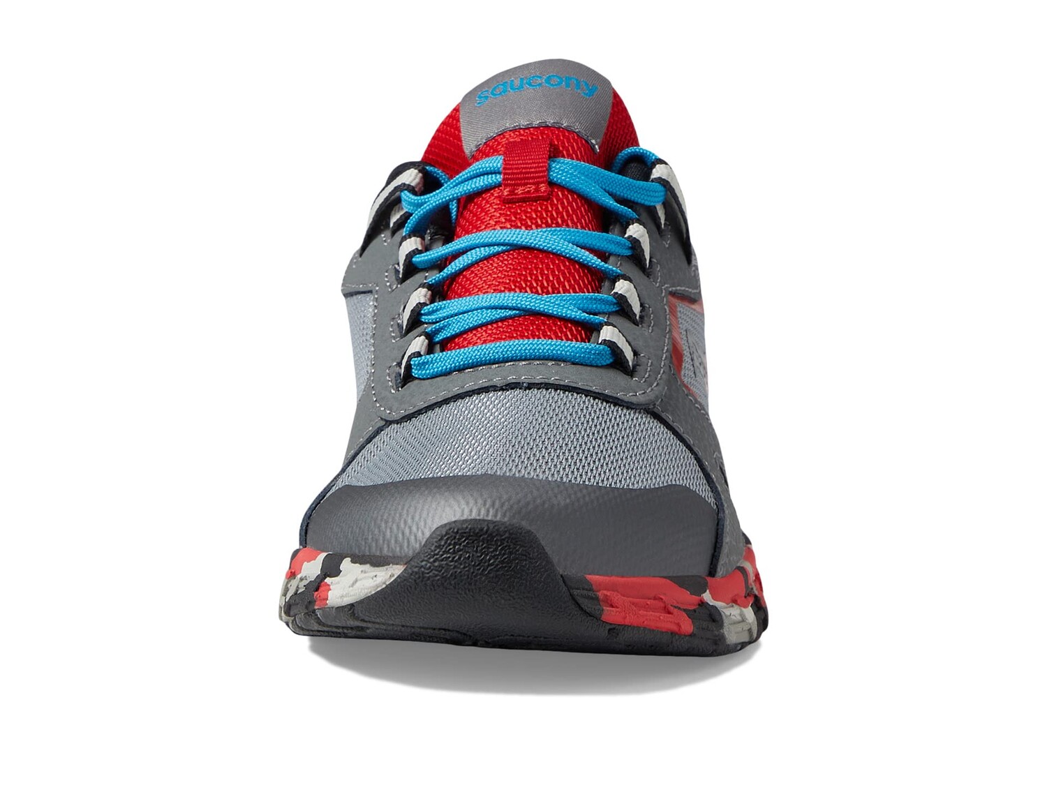 

Кроссовки Saucony Kids Wind Shield 2.0 (Little Kid/Big Kid), серый/красный