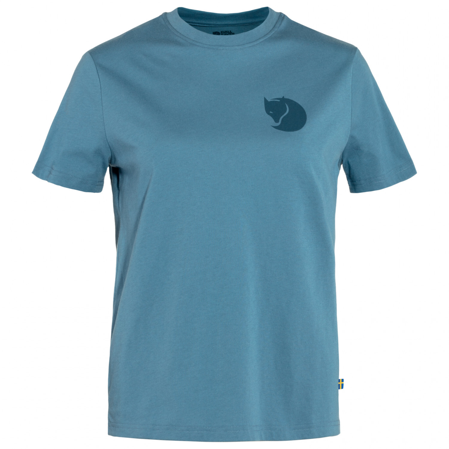 

Футболка Fjällräven Women's Fox Boxy Logo Tee, цвет Dawn Blue