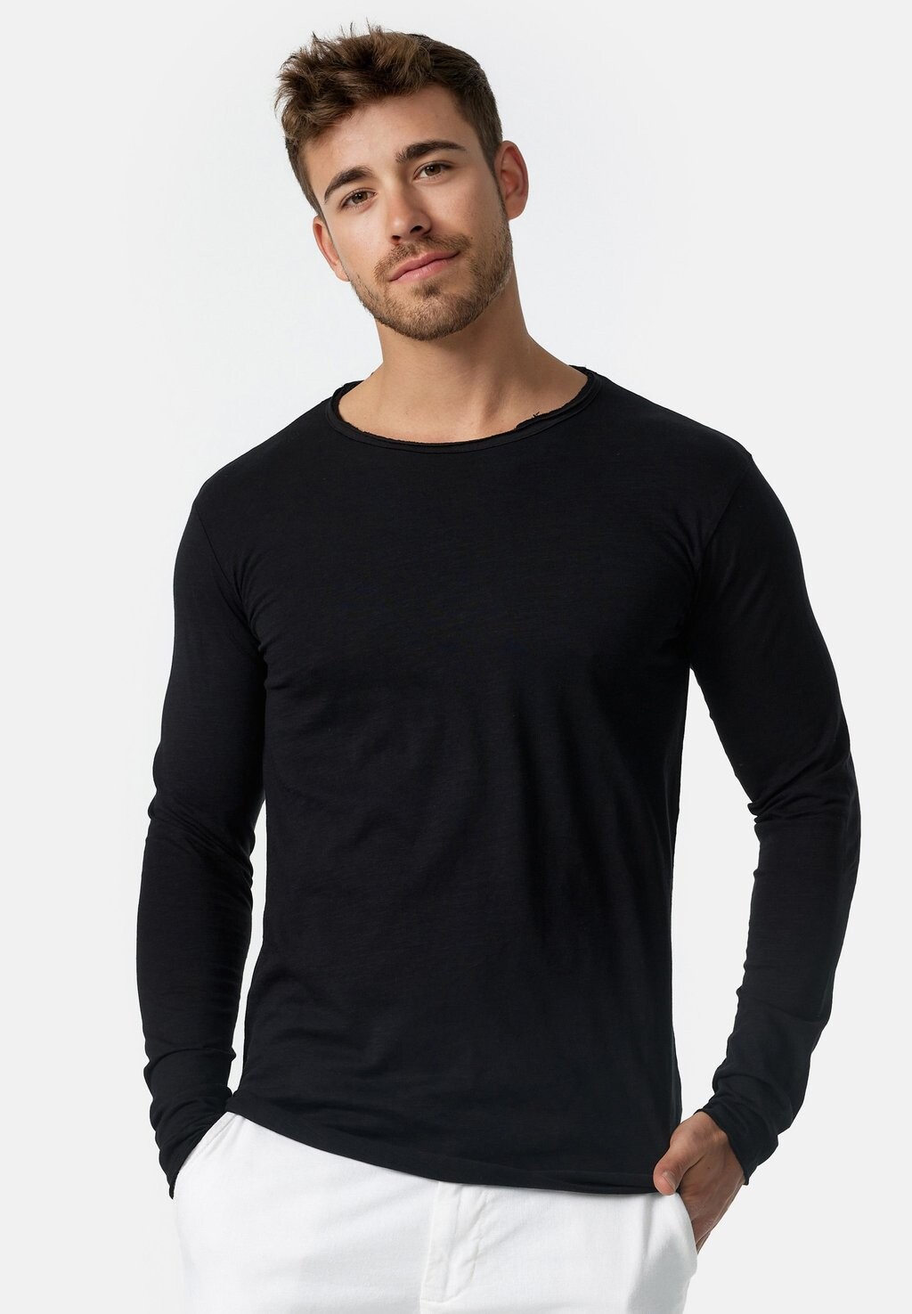 

Футболка с длинным рукавом Long Sleeve Wilbur Indicode, черный
