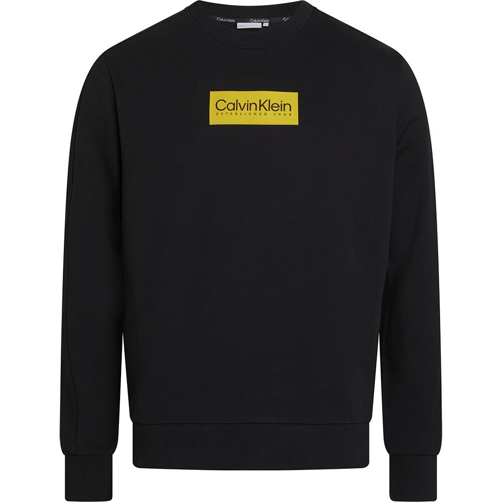 

Толстовка Calvin Klein Raised Rubber Logo, черный