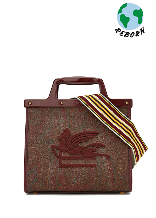 цена Женская сумка через плечо с цветными блоками и узором в виде логотипа Etro