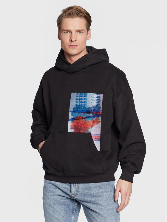 

Толстовка оверсайз Calvin Klein, черный