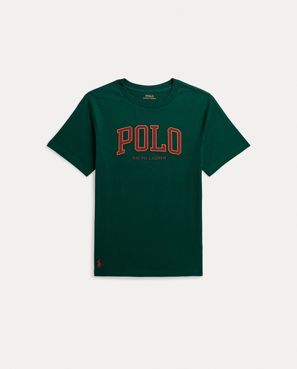 

Футболка для мальчика из 100% хлопка и футболка-поло Polo Ralph Lauren, зеленый