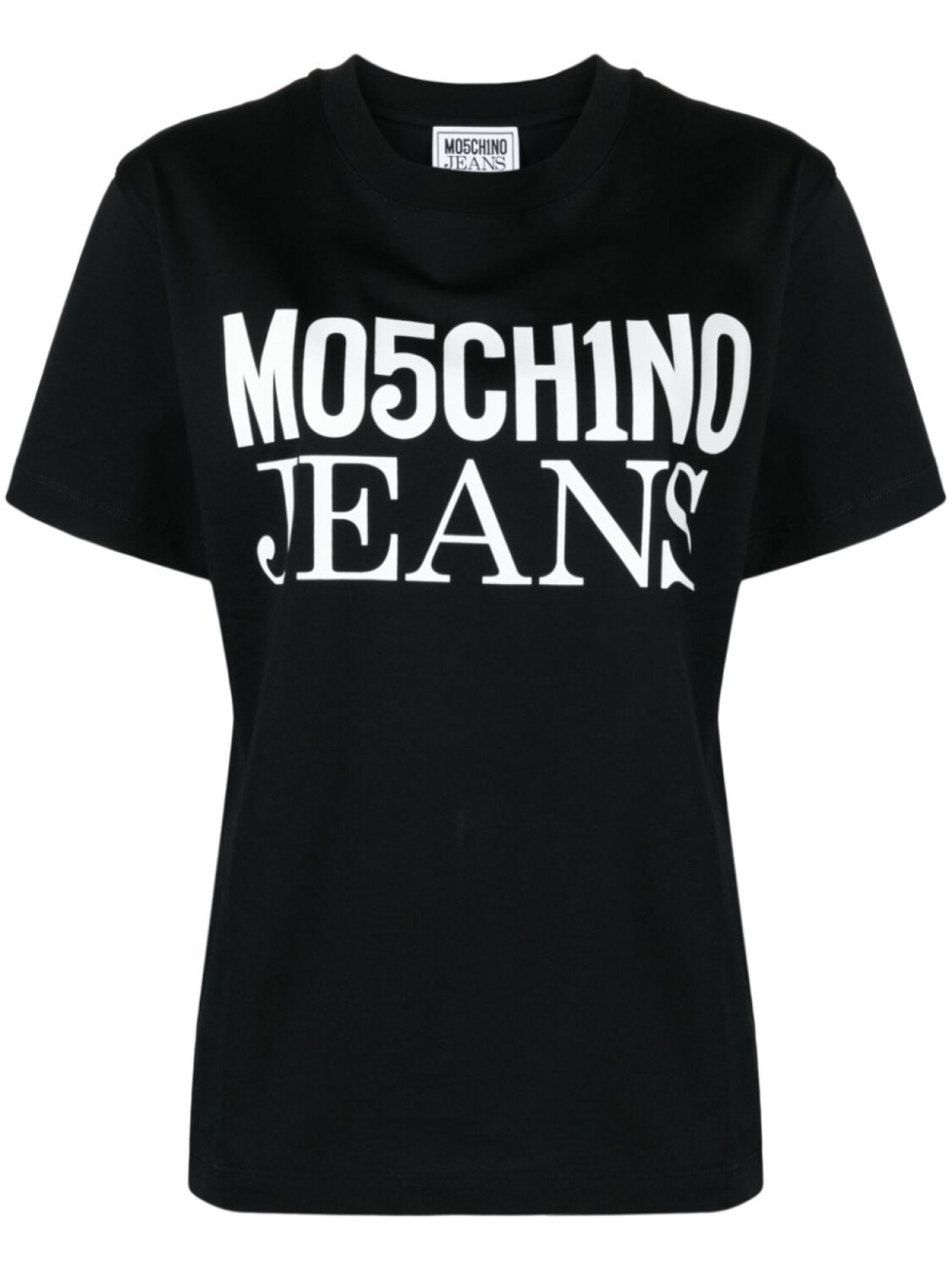 

Футболка с логотипом Moschino, черный