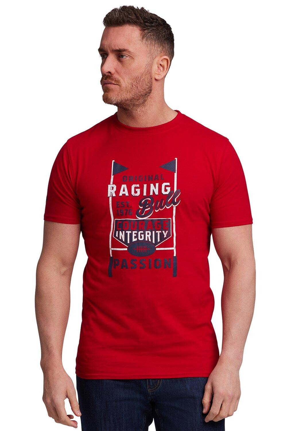 

Футболка с клюшками для регби Raging Bull, красный