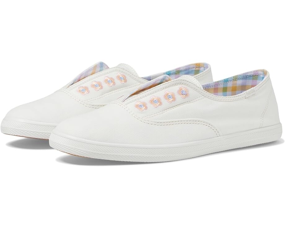 

Кроссовки Keds Chillax Slip On, цвет Snow White Flowers