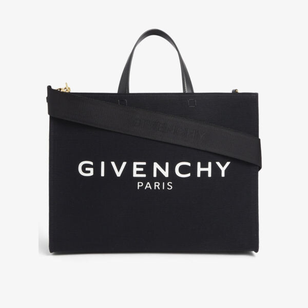 

Сумка-тоут G из плотной ткани среднего размера Givenchy, черный