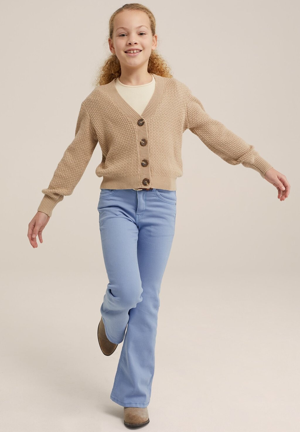 

Кардиган WE Fashion, бежевый