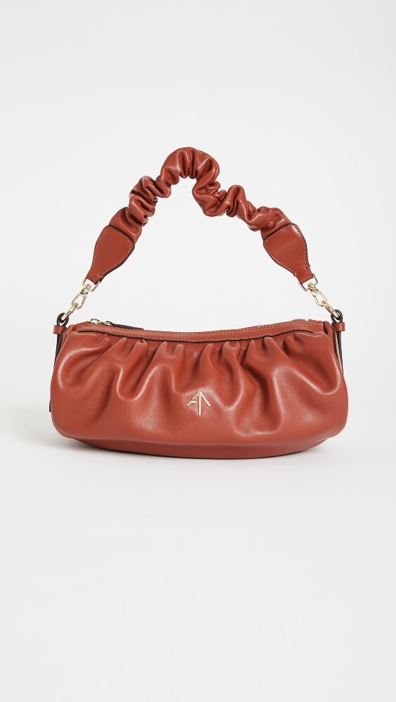 

Сумка MANU Atelier Ruched Cylinder Chain XX, красный