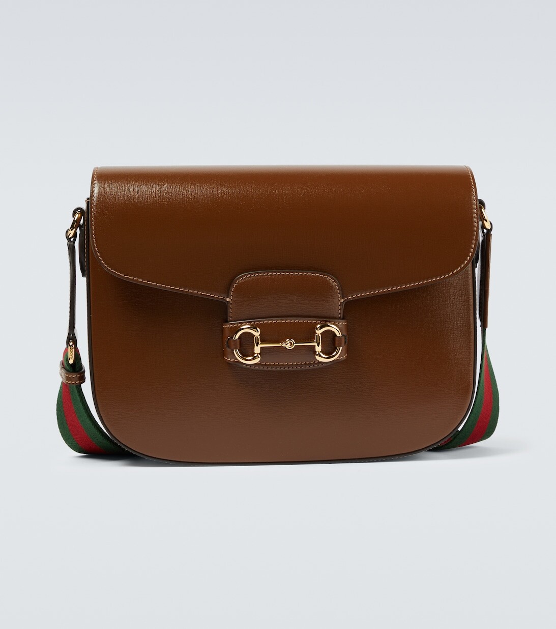 

Кожаная сумка через плечо Gucci Horsebit 1955 года Gucci, коричневый