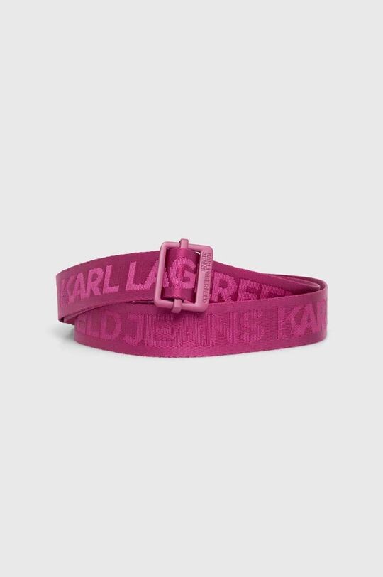 

Пояс Karl Lagerfeld Jeans, розовый