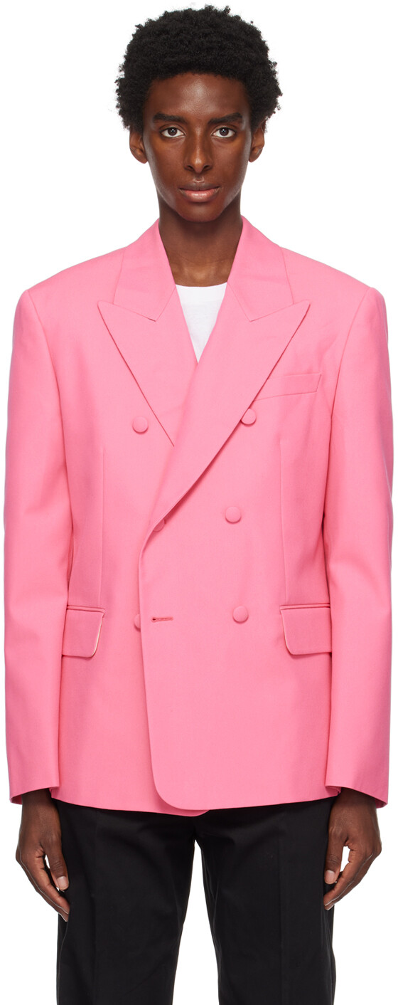 

Розовый блейзер Palm Angels Sonny