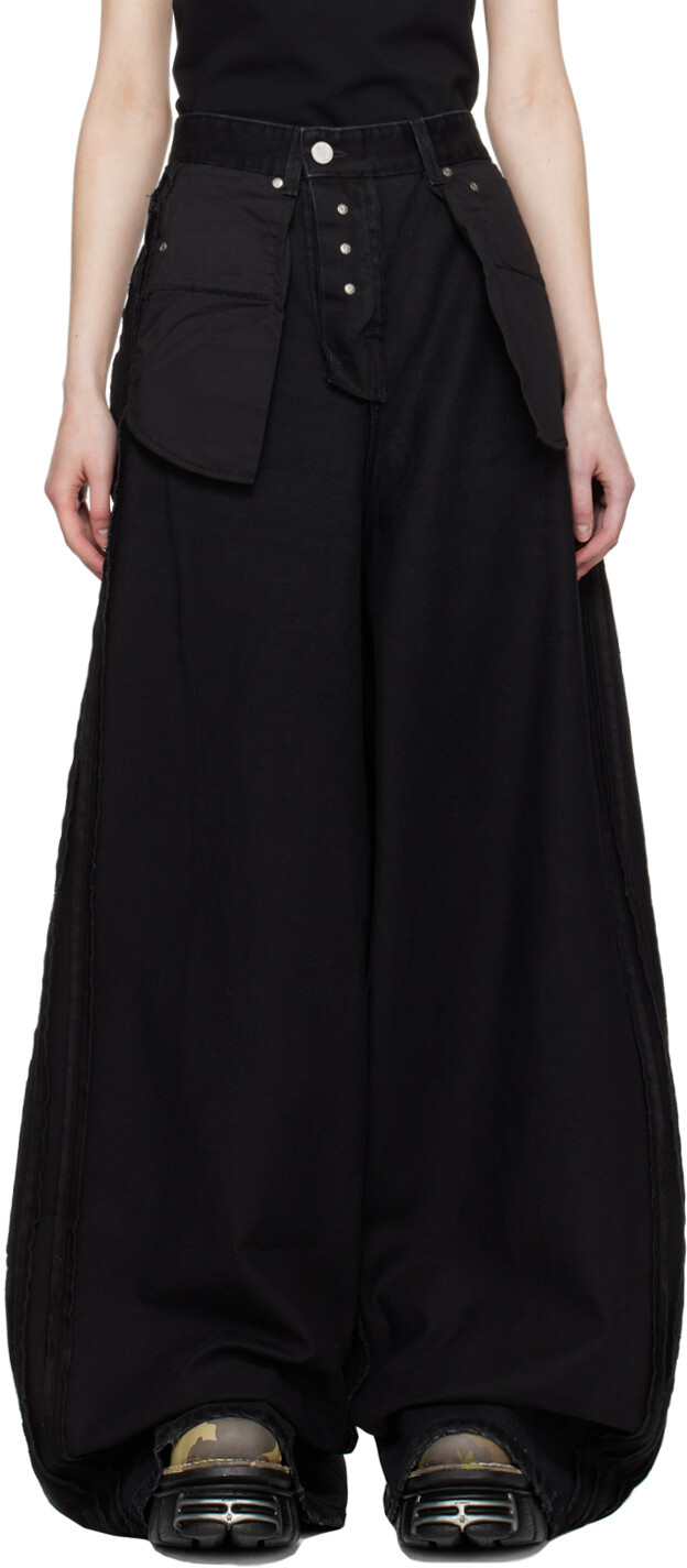 

Черные джинсы наизнанку VETEMENTS