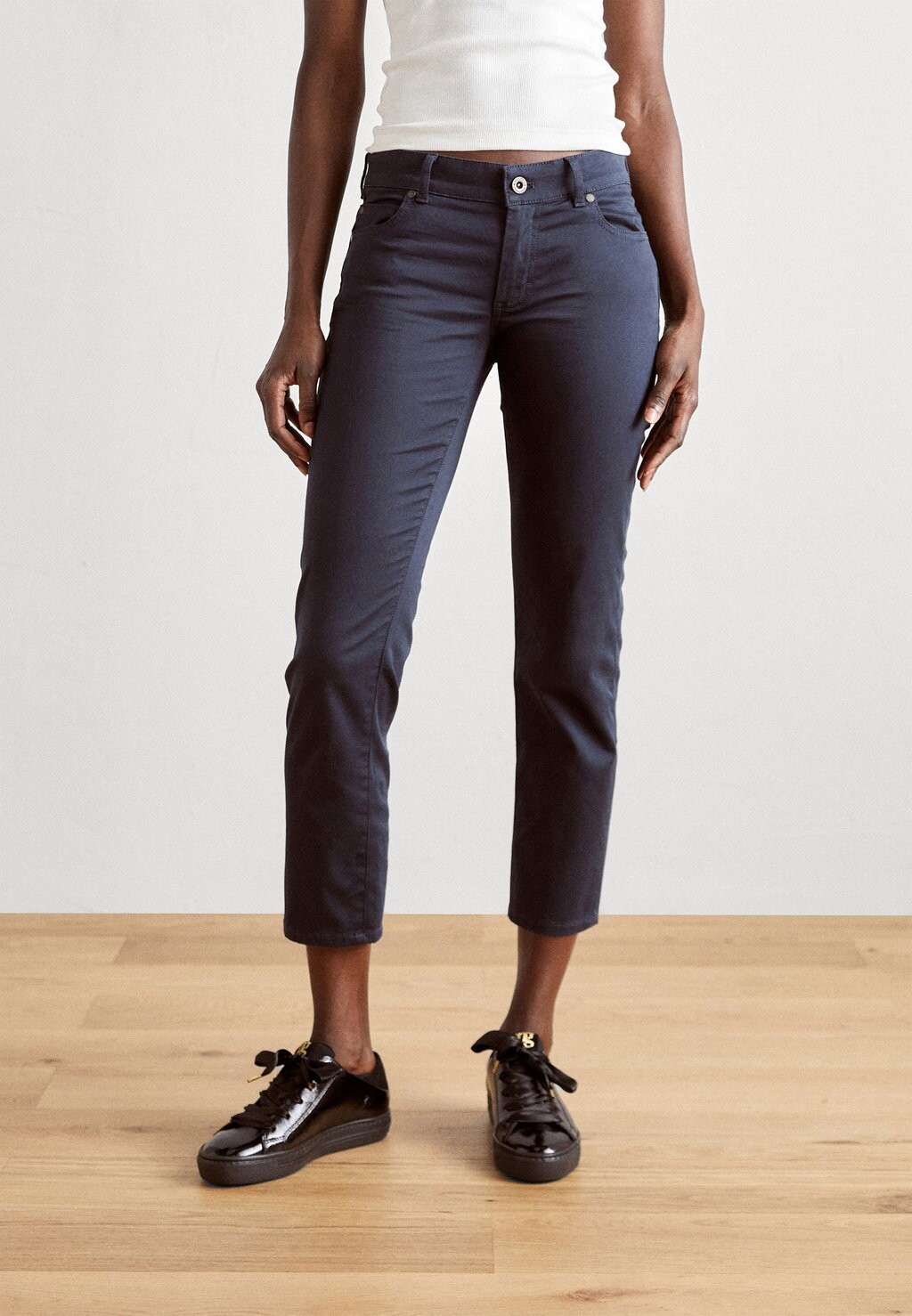 

Брюки Marc O'Polo STRAIGHT FIT MID WAIST, цвет deep blue sea