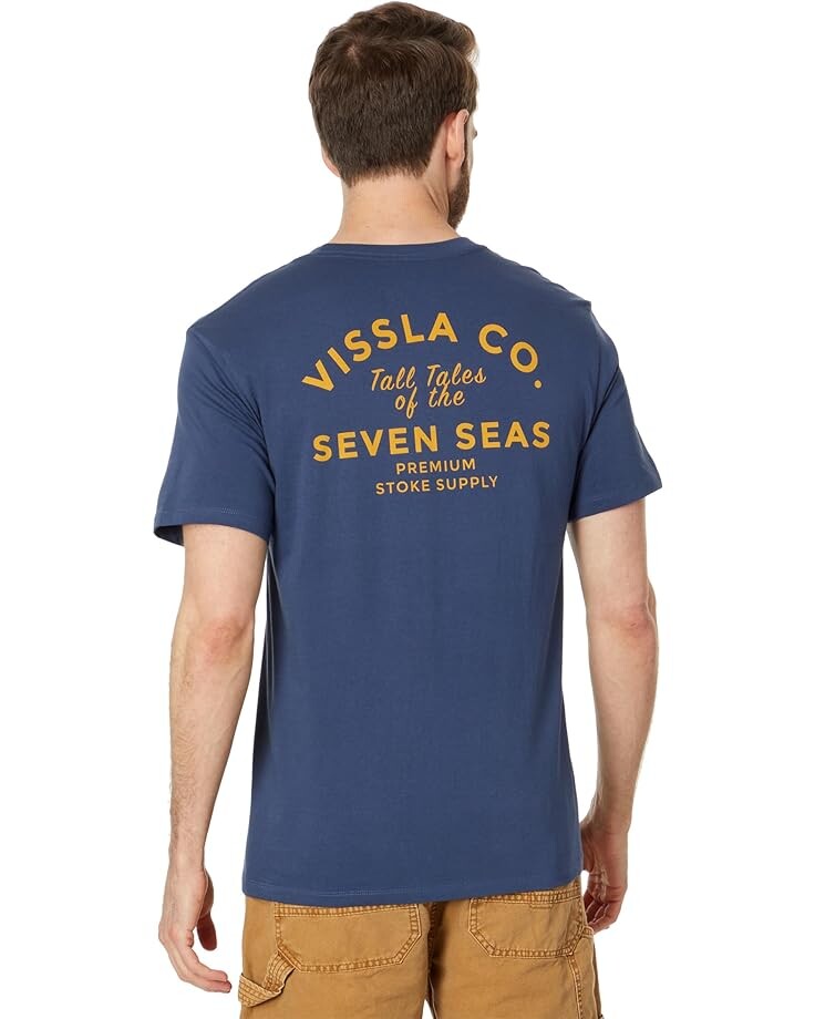 

Футболка VISSLA Premium Stoke Premium Pocket, темно-синий