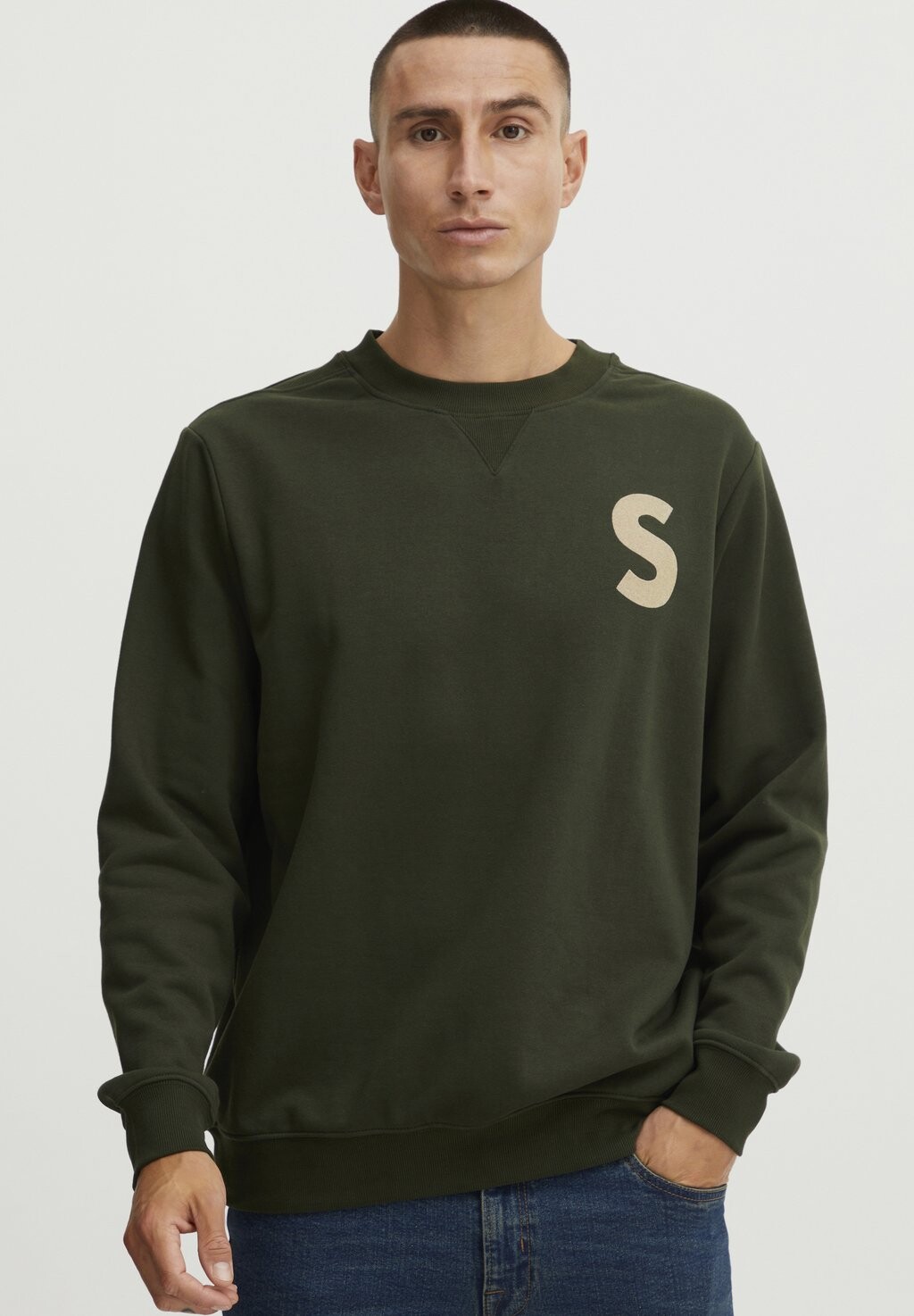 

Свитер Solid, зеленый