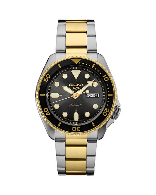 5 спортивных часов, 43 мм Seiko Watch, цвет Black