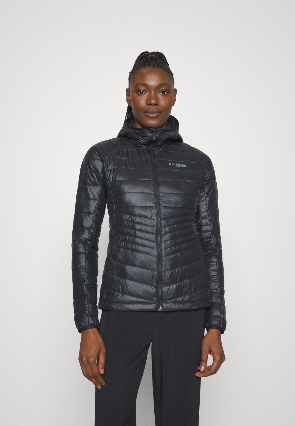 

Куртка для отдыха на природе Columbia PLATINUM HOODED JACKET, черный