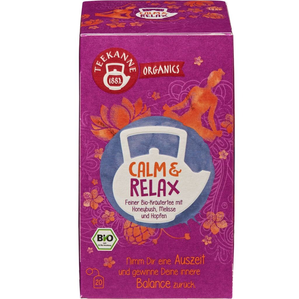 

Чай травяной Teapot Organics Calm and Relax с медом 36г Teekanne