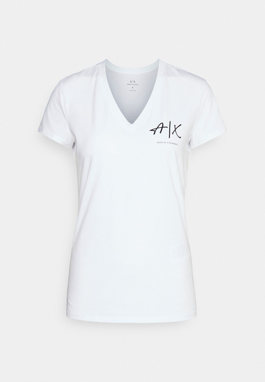 

Футболка с принтом Armani Exchange, белый
