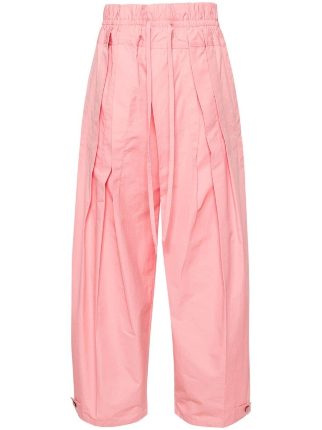 

Jil Sander широкие брюки со складками, розовый