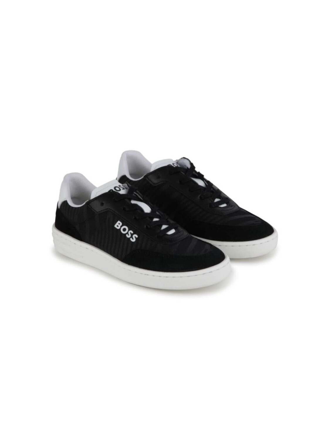 

BOSS Kidswear кроссовки с логотипом, черный