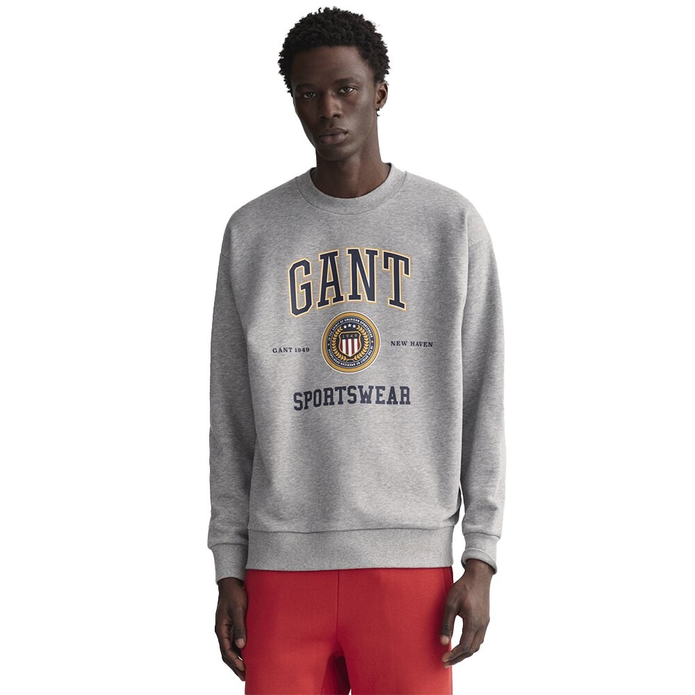 

Толстовка Gant D1 Crest Shield, серый