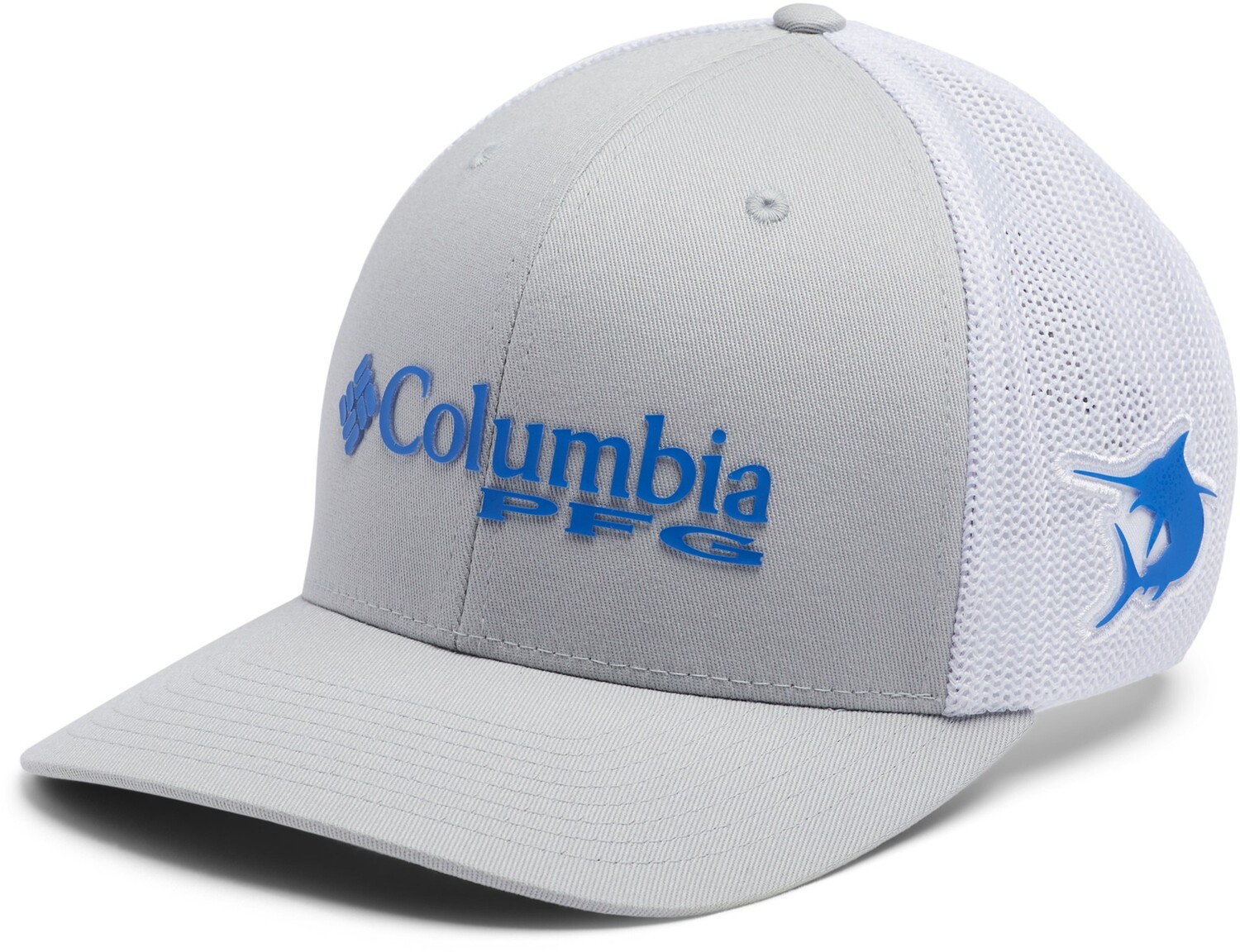 

Бейсбольная кепка PFG Mesh Fish Columbia, серый