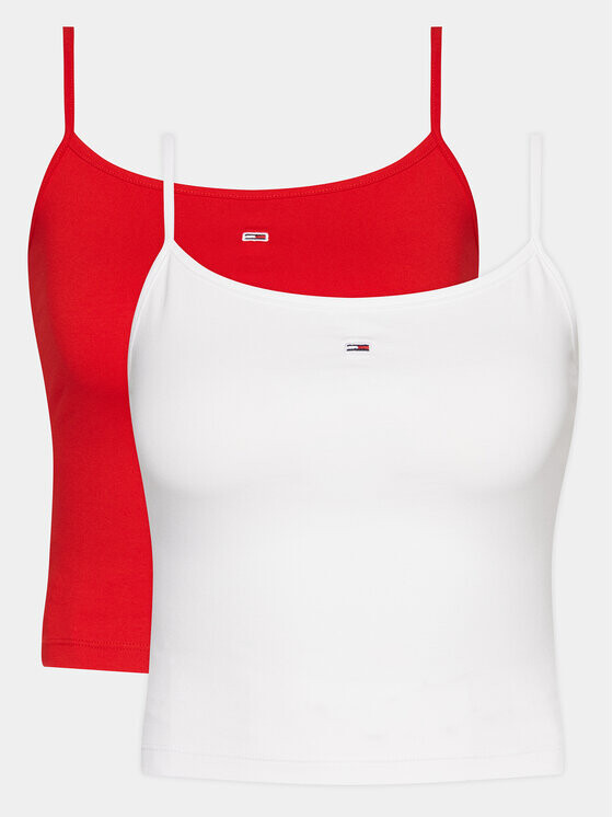 

Комплект из 2 топов стандартной посадки Tommy Jeans, мультиколор