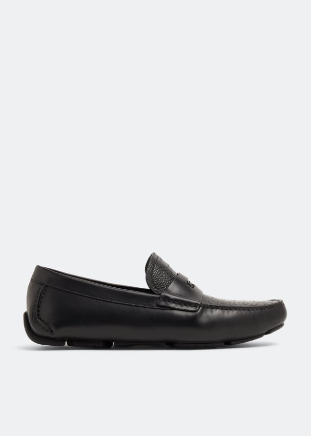 

Лоферы Ferragamo Newton Driver, черный