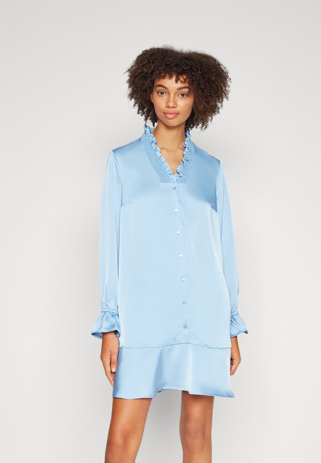 Платье Camisero Vero Moda КОРОТКОЕ ПЛАТЬЕ VMDINA SMOCK, цвет dutch canal