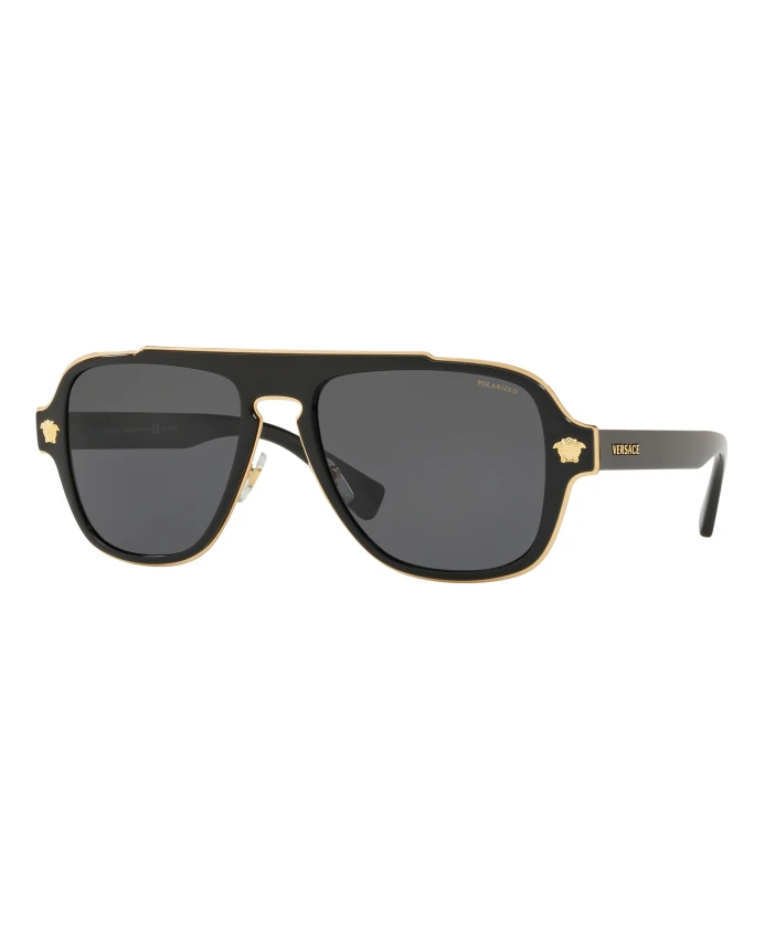 

Солнцезащитные очки Medusa Charm ve 2199 Versace, черный