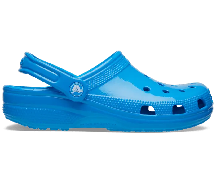 

Классические неоновые сабо-хайлайтеры Crocs мужские, цвет Neon Ocean