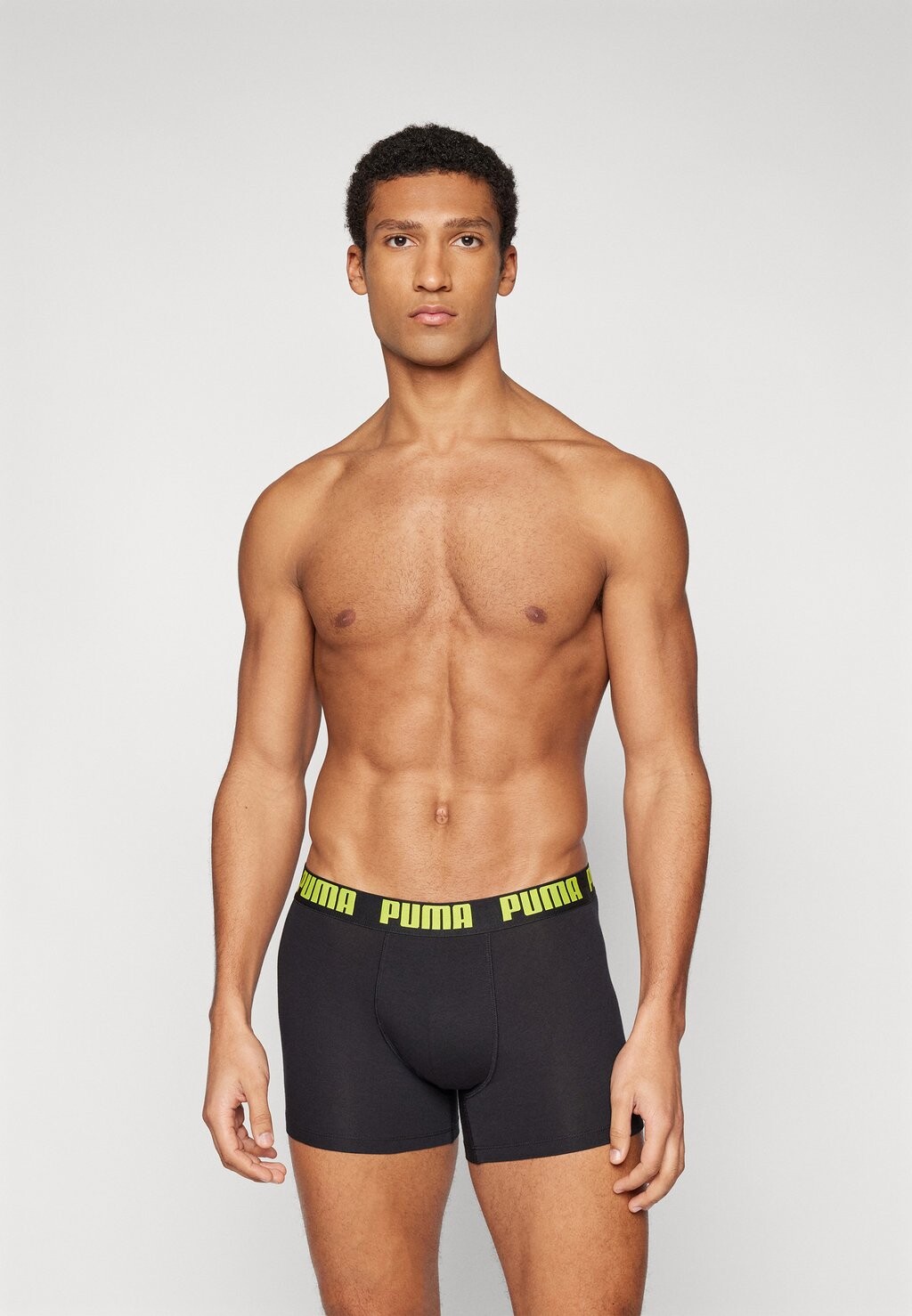 

Трусики MEN EVERYDAY BASIC BOXER 2 PACK Puma, цвет lime smash/black