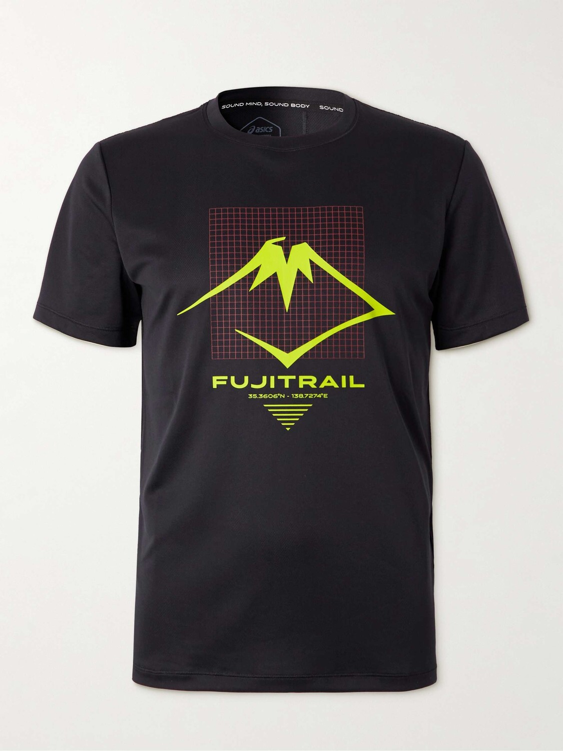 

Футболка Fujitrail из переработанного джерси с логотипом ASICS, черный