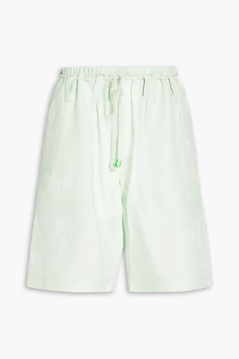 

Атласно-жаккардовые шорты Alexander Wang, мятный