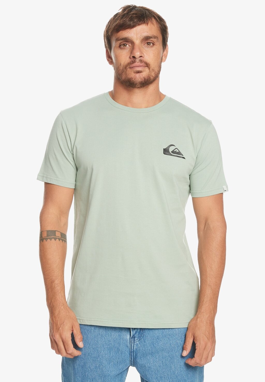 

Футболка с принтом Quiksilver, зеленый