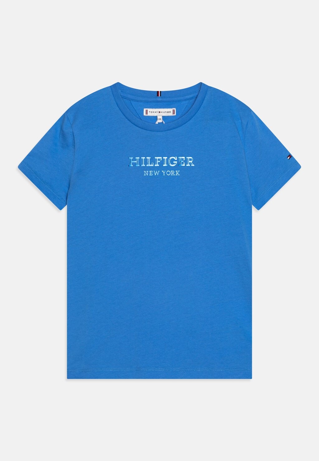 

Футболка с принтом Monotype Print Tee Tommy Hilfiger, цвет blue spell