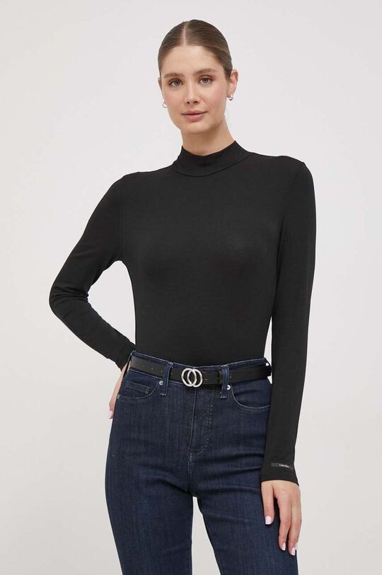 

Футболка с длинными рукавами Calvin Klein, черный