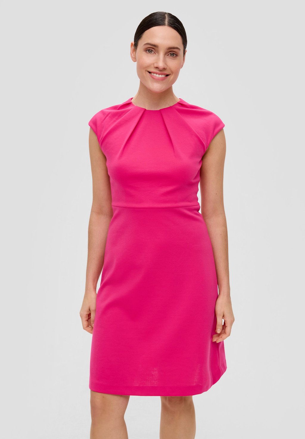 цена Платье из джерси s.Oliver BLACK LABEL, цвет pink