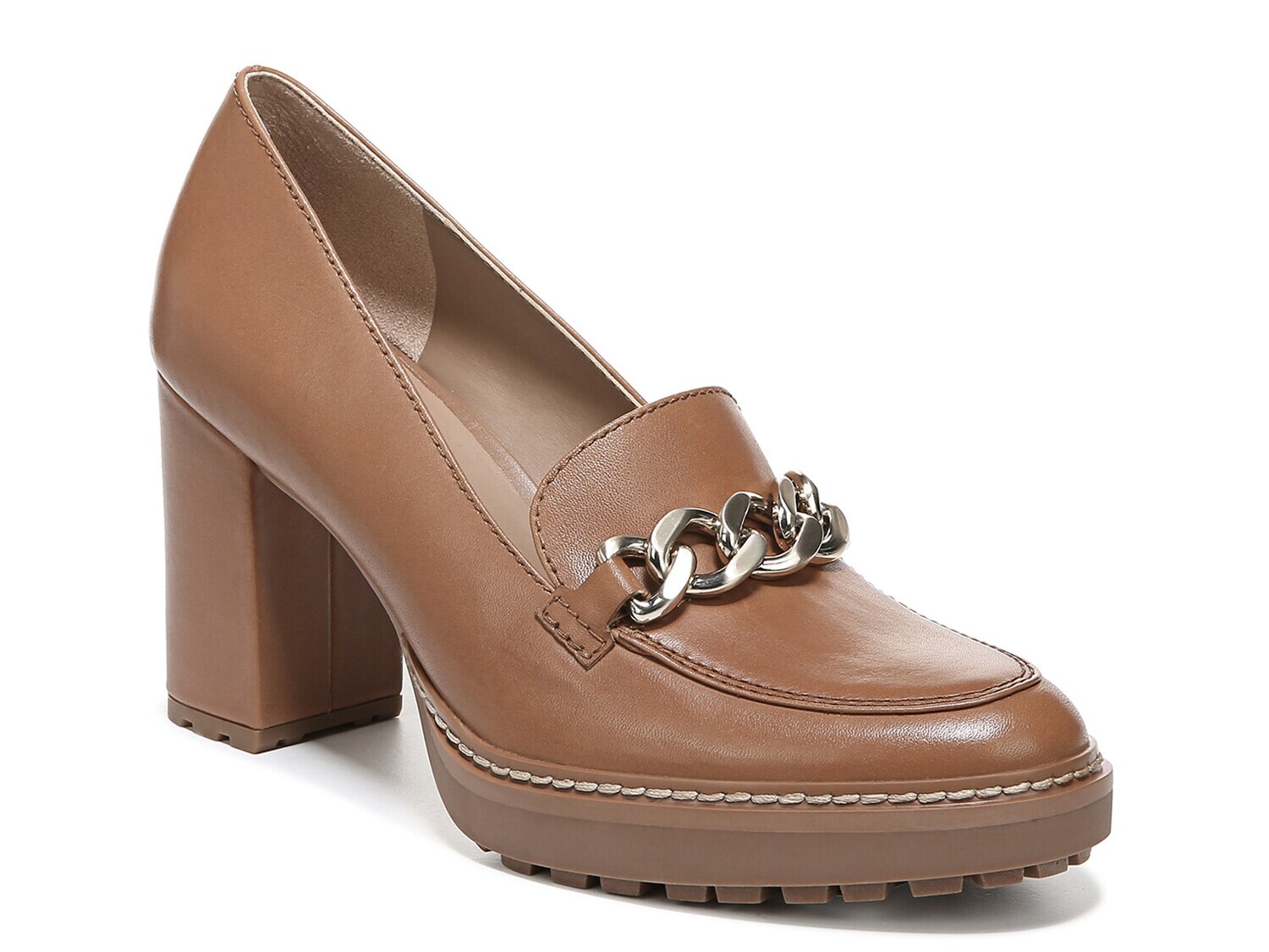 

Лоферы Naturalizer Callie на платформе, english tea leather